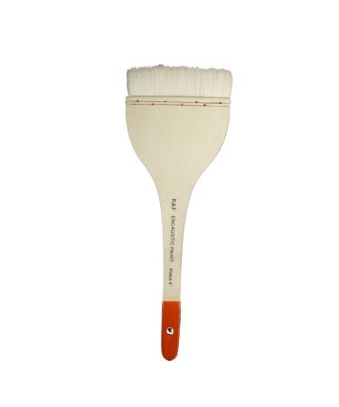 R&F Handmade Paints Hake Encaustic Brush  4-Inch