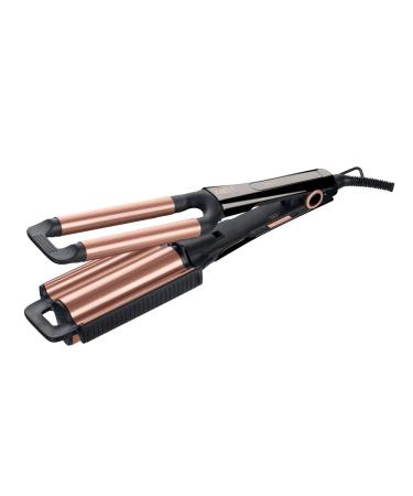 Bellissima 2 in 1 Beach Waves Styler (Deep Hair Waver Wide and Narrow Salon Quality Waves Beach Waves Effect Ceramic Coating Thermo Control Heat Resistant Base Revolving 3m Cord) UK Plug