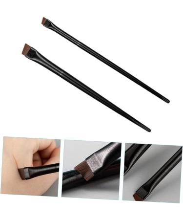Healeved 9 Sets Women Eyeliner Brush Wood Makeup Tool Multi Function Eyebrow Brush Black - Buy Online on SooperMarket.com
