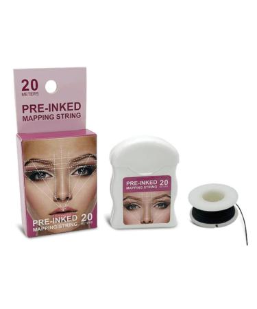 Eyebrow Mapping String Pre-Inked Mapping Brows String Microblading Mapping String Microblading Brows String Supplies Black