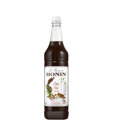 Monin Chai Tea Coffee & Cocktail Syrup Plastic Bottle 1 Litre (1 Bottle No Pumps)