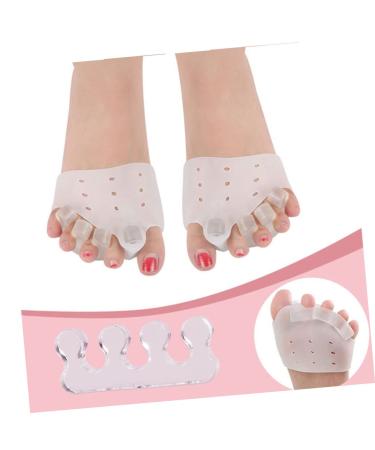 Healvian 2pcs Rubber Toe Spacers Set - Silicone Toe Stretcher & Separator for Bunions, Hammer Toe Straightener & Protector - Orthotic Toe Spreader Kit - Buy Online on SooperMarket.com