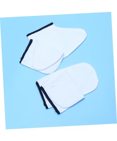 minkissy 2 Pairs Wax Gloves Wax Bath Hand Mitts Paraffin Wax Mitts Insulated Gloves Paraffin Wax Bath Gloves & Booties Paraffin Bath Cloth Gloves Insulation Cotton Take a Bath - Buy Online on SooperMarket.com