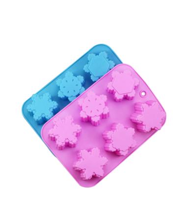 ABOOFAN 2pcs Chocolate Silicone Molds Resin Molds Christmas Molds Silicone Cake Mold Tray Candy Manual