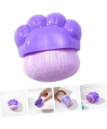 FOMIYES Cat Claw Foundation Brush Makeup Brush Blush Brush Portable Foundation Brush Portable Concealer Brush Foundation Applicator Brush Cat Paw Plastic No Trace Purple Travel - Buy Online on SooperMarket.com