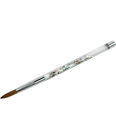 Fivetwofive 2Pc Rose Gold Kolinsky Sable Acrylic Nail Brush with Liquid Flow Glitter Nail Art Brush for Nail Art Tool 12 - Buy Online on SooperMarket.com