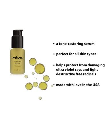 RAYA Vitamin-C Serum (503) | Protective Anti-Aging Facial Treatment | Improves Complexion & Shields from UV Rays - Buy Online on SooperMarket.com