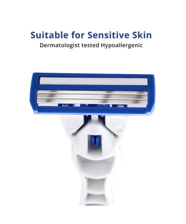 DreamGenius 6-Blade Women's Razors with 2 Handles and 19 Refills - Value Shaver Pack for Non-Slip Travel Carry - Buy Online on SooperMarket.com