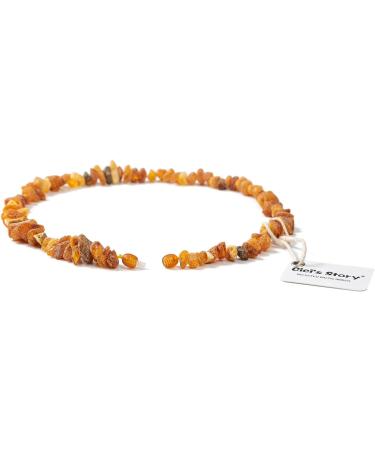 Premium Baltic Amber Collar for Dogs & Cats - 44cm | Certified Raw Amber for Ultimate Pet Wellness - Buy Online on SooperMarket.com