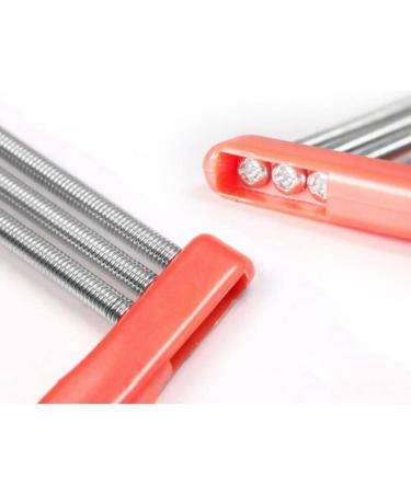 JZK 5X Facial Hair Remover Tool for Women and Men Spring Threading Tool for face Hair/Upper Lip Hair/Eyebrows Spring Facial epilator Manual Ladies Facial Fluff Remover - Buy Online on SooperMarket.com
