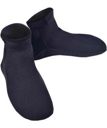 Nachvorn Premium 3mm Neoprene Water Fin Socks with Velcro Strap - Black, S (US Men 6-7 / Women 7.5-8.5) - Ideal for Beach, Swim, Surf, Yoga, Exercise & Sand Activities - Buy Online on SooperMarket.com