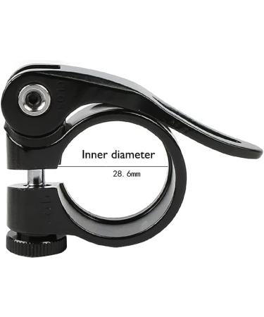 WDHHNP 28.6mm Bike Seat Post Clamp for 25.4mm Diameter Seat Post | Quick Release Aluminum Alloy Seat Tube Clip | Ideal for Road Bikes - Aluminum Frames Only - Buy Online on SooperMarket.com