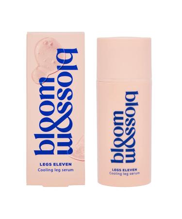 Bloom and Blossom | Legs Eleven Cooling Leg Serum Soothes Swollen Ankles & Legs Fast-Absorbing Cooling Gel for Legs Aloe Vera Juice Peppermint Oil Algin 100ml