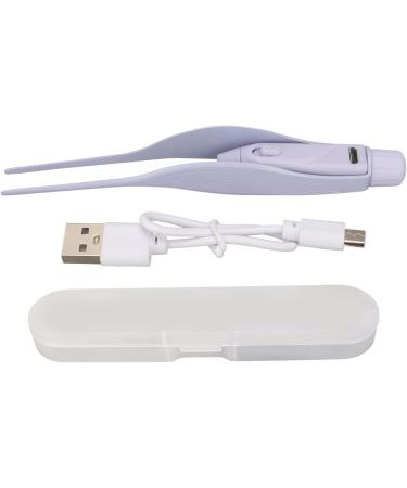 USB Rechargeable Ear Cleaning Tweezers | Anti-Slip Rounded Head Design | LED Ear Spoon for Gentle Earwax Removal - Buy Online on SooperMarket.com
