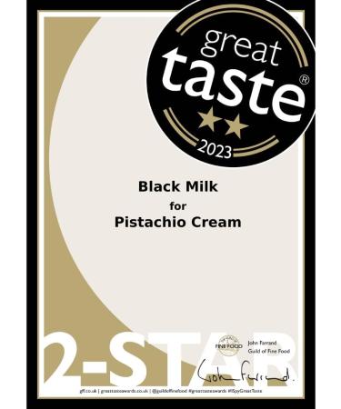 Black Milk Pistachio Cream Spread 230g - Made In Italy - Bake or Spread - Gluten Free - Single Jar 1 - Buy Online on SooperMarket.com