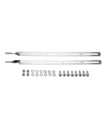 Topeak Extra Long Tubular Rack Bike Mounting Brackets, Silver, 34.5 cm