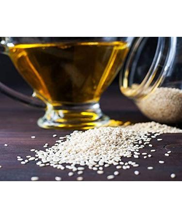 Hulled Sesame Seeds 4 lbs - Non-GMO Verified Raw White Sesame Seeds | Kosher Vegan | High Magnesium Iron Calcium | Ideal for Tahini Paste, Baked Goods, Stir-fry - Buy Online on SooperMarket.com