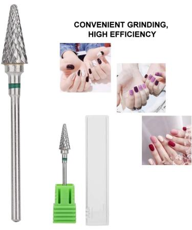 Carbide Tungsten Steel Nail Drill Bit Set for Electric Nail Drills - Blue (Green Label) - Buy Online on SooperMarket.com