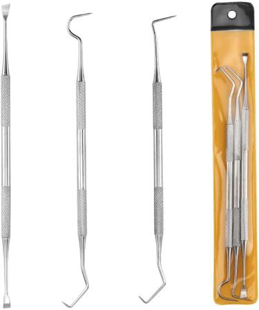 RHXWFDG 3 Pcs Pet Tooth Scaler Cleaning Kit Dog Dental Tooth Scaler Stainless Double Headed Tarter Remover Pet Dental Tools Pet Teeth Cleaning Tools for for Dogs Cats - Buy Online on SooperMarket.com