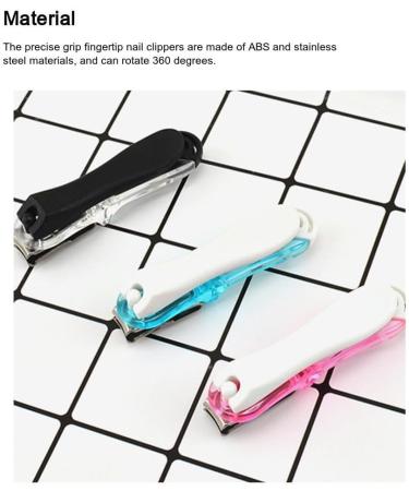 Dajidafu 360-Degree Rotary Stainless Steel Lightweight Sharp Toenail Clippers Waterproof Labor-saving Nail File Manicure Tool Men Red - Buy Online on SooperMarket.com