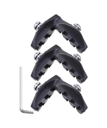 Road Brake Pads with Installation Tool Caliper Brake Blocks 50 mm (3 Pairs)