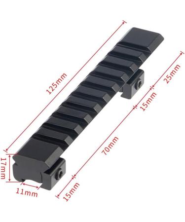 HOUSON MLok Picatinny Rail Adapter - 11mm to 20mm Tactical Scope Mount | C0027 - International Shipping Available - Buy Online on SooperMarket.com