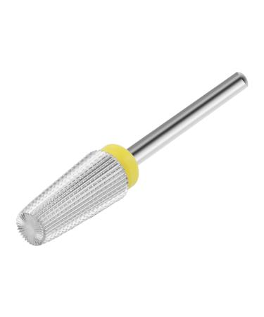 finibir Nail Drill Bits Tungsten Carbide 5 in 1 Nail Drill Bits  3/32'' Shank Nail Drill Bits for Acrylic Nails  Professional Nail Drill Two Way Rotate Use for Both Left and Right Handed.(XF  Silver) Extra Fine - XF Silv...