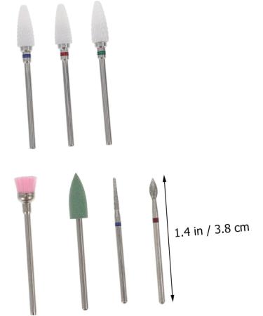minkissy 5 Sets Nail Clipper Grinding Head Nails Drill Bits Ceramic Nail Bits Drill Bit for Nails Nail Art Drill Kit Brocas para Nail Drill Ceramic Tools Nail Kit Manicure Supplies Diamond - Buy Online on SooperMarket.com