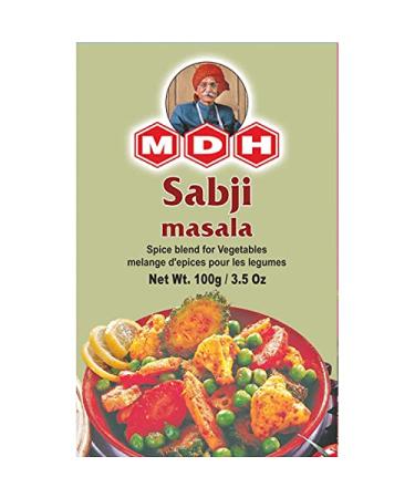 MDH Sabji Masala 100g (Pack of 1)- Enhances the flavours of the meal Widely used Spice powder - Ideal for vegetable dishes with soft curry Sabji 100 g (Pack of 1)