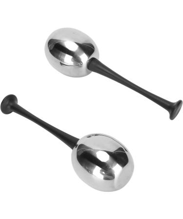 Facial Ice Glove - Ergonomic Stainless Steel Massager for Reducing Swelling | Black Handle - Buy Online on SooperMarket.com