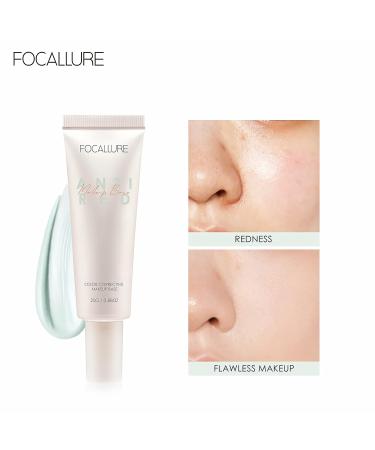 FOCALLURE Blurmax Pore-Minimizing Face Primer - Lightweight, Mattifying, Skin Correcting | All-Day Wear, Controls Shine, Hydrating - Greenv - Buy Online on SooperMarket.com