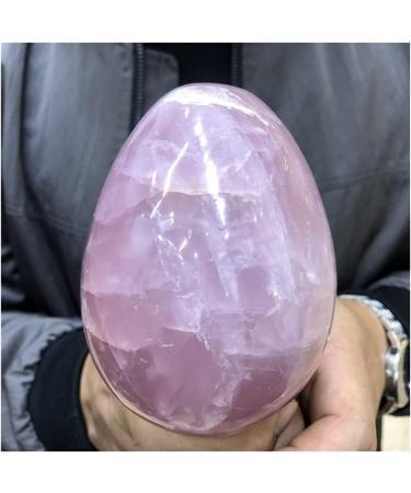 Natural Pink Rose Quartz Dragon Egg Crystal Specimen Quartz Crystal Egg 1pc kaixun (Size : 600g) - Buy Online on SooperMarket.com
