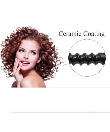 Professional Spiral Curling Wand 32mm Hair Curler Ceramic Curling Iron LCD Temp Display Curling Wand for Short and Long Hair Hair Crimper for Big Wave Bouncy Curls - Buy Online on SooperMarket.com