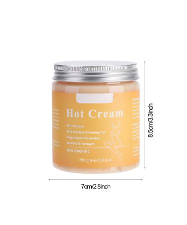 Buy Natural Hot Cream for Cellulite Removal | Slimming & Tightening Body Cream for Waist & Buttocks - Buy Online on SooperMarket.com