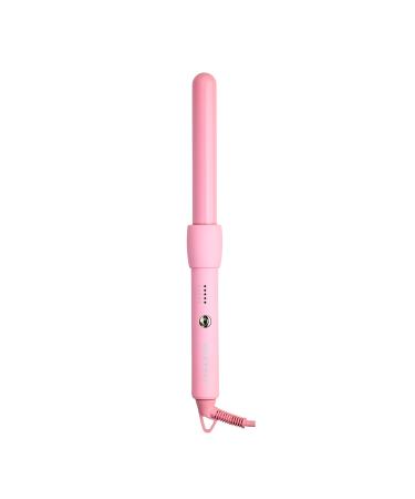 FoxyBae Bounce Bae Ceramic Hair Curling Iron 1" | Hair Curler for Silky Smooth & Frizz-Free Hair | Temp Controls | Dual Voltage Curling Wand for Long & Short Hair | 360 Swivel Cord Party-Pink 1 inch Ceramic Curler Party-pink