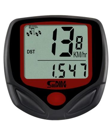 Odometer Cycle Meter Speed Sensor Mph Indoor Outdoor Exercise Rainproof Wired Waterproof, 4.6x4.6x1.9 cm