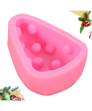 MAGICLULU Soap Mold Triangle Mold Sushi Mold Maker Capacillos para Cupcake Silicone Baking Molds Silicone Cheese Mold Cookie Mold Silicone Candy Mold Cakes Chocolate France 3D Pink - Buy Online on SooperMarket.com