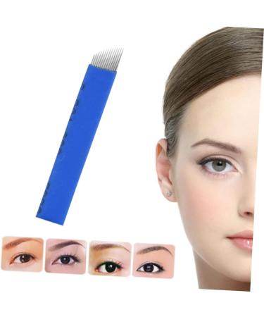 Mikinona Practice Skin Kit White Practice Eyebrow Semi-permanent Mouth Skin Eye Single Kit Microblading End and Pen - Buy Online on SooperMarket.com