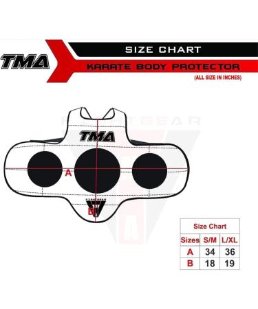 TMA Martial Arts Chest Protector Tae Kwon Do MMA Kickboxing (Reversible) - Buy Online on SooperMarket.com