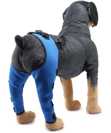 Pet Dog Knee Brace ACL Brace for Dogs Rear Leg Dog Braces for Back Leg for Support for Heals Prevents Injuries Sprains Blue Medium Medium Blue - Buy Online on SooperMarket.com