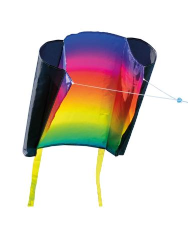 CIM single-line kite - Beach Kite Prism - for children from 3 years - dimensions: 74x47cm - incl. 80m kite line and striped tails