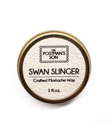 The Postman's Son - SWAN SLINGER - Mustache Wax - 1 fl oz