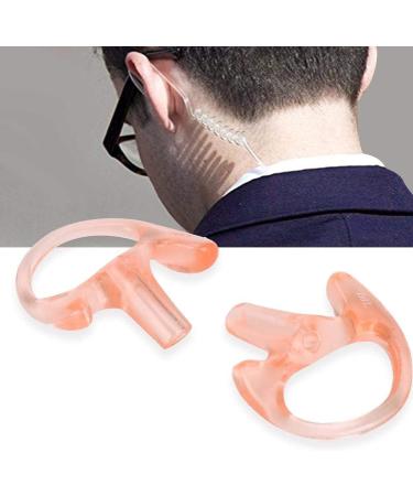 Replacement Soft Silicone Ear Buds Earmold (Left and Right Ear) for Two Way Radio Large Earmold Inserts for Most Coil Tube Audio Kits(Large) - Buy Online on SooperMarket.com