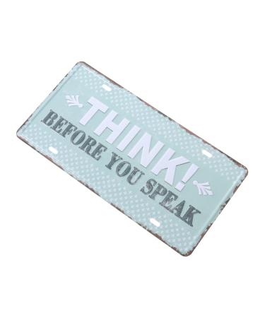 OSALADI Metal Signs Tin Signs Iron Sign Painting Iron Painting The Sign Decorations Three-Dimensional