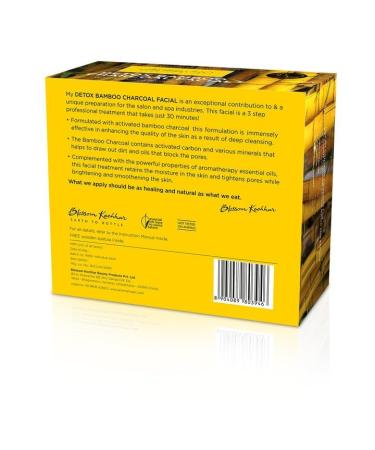 Aroma Magic Bamboo Charcoal Facial Kit | Multi-Use 3 Steps Skincare Set | Cleanser Peel Off Mask & Concentrate | Oil Control & Pore Tightening - Buy Online on SooperMarket.com