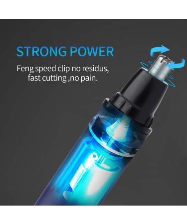 USB Rechargeable Ear & Nose Hair Trimmer for Men & Women | Easy to Use Facial Hair Trimmer with Protective Cover | Portable & Effortless Cleansing - Buy Online on SooperMarket.com