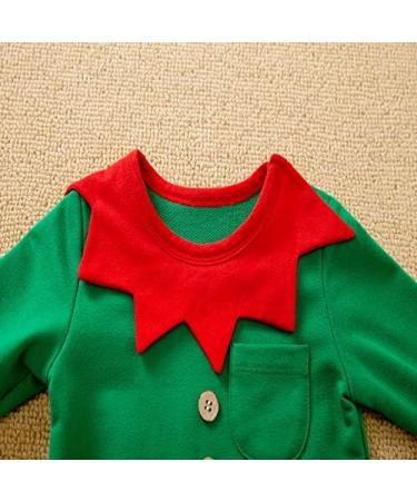 Hifot My First Christmas Baby Romper Outfit + Hat - Green - 9-12 Months - Buy Online on SooperMarket.com