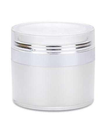 Airless Pump Jar, Airless Pump Bottles, Drunk Elephant Container, Moisturizer Container Used for Lotions, Creams, Serums, And Makeup, Travel Containers Push Down Pump Dispenser 1.7 OZ 1.7oz