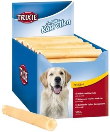 Trixie 25 x Chewing rolls filled with ham 12 cm 35 g - Buy Online on SooperMarket.com
