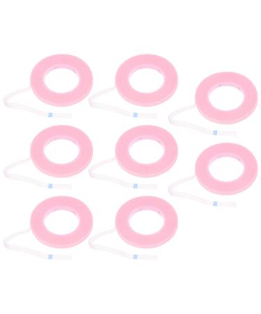 Healeved 10 Rolls Adhesive Eyelash Tape Eyelash Extension Tapes Eyelid Lift Strips Breathable PE Lash Tape Medical Tape Eyelash Extension Supplies Pinks